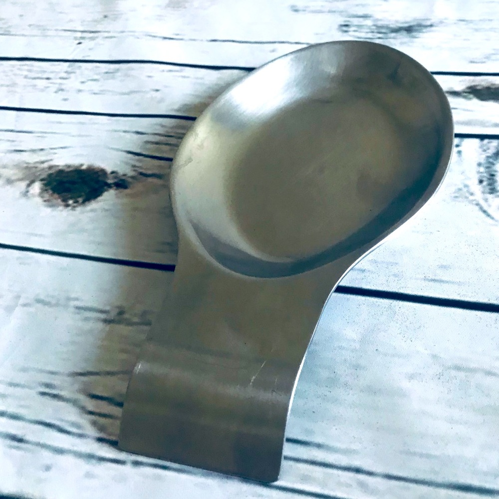 Stainless steel spoon holder